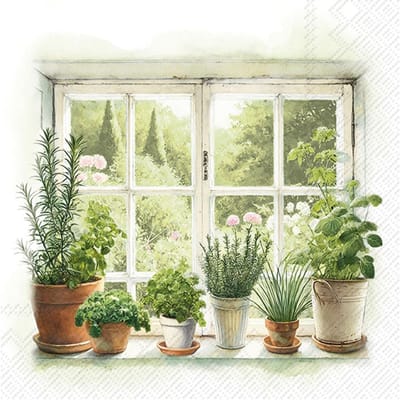 Servet "Homegrown Herbs"