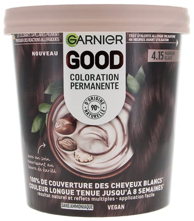 Garnier Goed Permanent Kleur Zonder Ammoniak 160 ml (Kleuren : 4.15 Marron glacé)