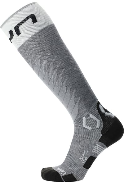 Uyn Ski One Merino Lange Sokken dames grey melange/white - 35/36