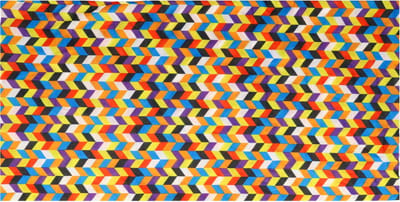 Haarsoires Haarband Multifunctioneel 45x25cm - Ruit Patroon - Geel Blauw Oranje Paars Zwart - Elastische Stof - Bandana Col Nekwarmer - Sport Outdoor Casual - Unisex