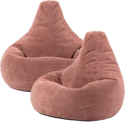 icon - Dalton Zitzak Fauteuil - Set van 2 - Gaming - Ribfluweel - Oud roze