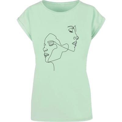 T-shirt dames Mister Tee One Line
