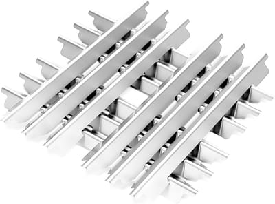 Stainless Steel Burner Cover 44.5 x 15.5 cm voor Gasgrill en Verwarmingsplaten - Vervangonderdelen voor Grillaccessoires en Flavorizer Bars