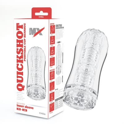 Chisa - Quickshot Portable Cup - Bearhug - Cup Masturbator - Transparant