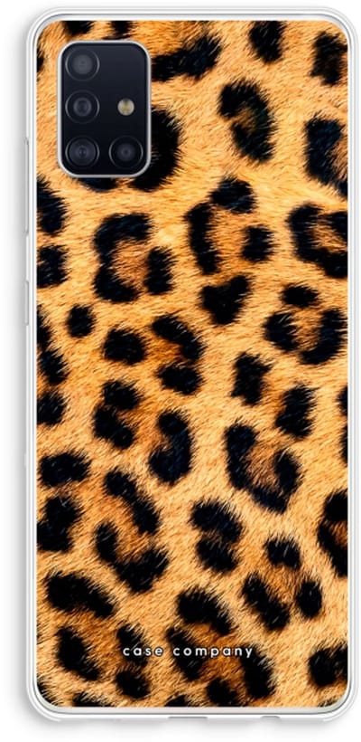 Case Company® - Hoesje geschikt voor Samsung Galaxy A51 4G hoesje - Luipaard - Soft Cover Telefoonhoesje - Bescherming aan alle Kanten en Schermrand