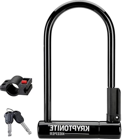 Keeper Standard 3500451 Fietsslot - zwart - 10 2x20 3cm - beste kwaliteit Fatbike slot