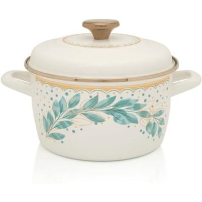 Casserole Émaillée Green Line 20 Cm 3,5 L Metalac