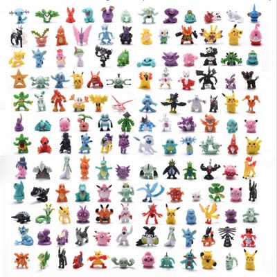Pokemon Actiefiguur Speelgoed 144St/120St/96St/72St/48St/24St Mini Figuren Pikachu Anime Pop Verjaardagscadeaus