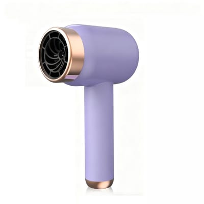 Fohn – Hair Dryer - Draagbare Föhn - Snoerloze haarstylingtool - Compacte föhn met drie snelheden - Voor hotelvakantie - zakenreizen - wandelen - sporten - studentenhuis - strand - Paars