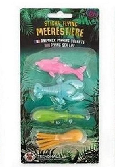 Sticky Flying Sea Life 4 stuks in set