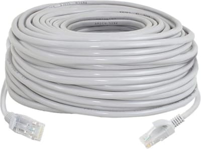 Internetkabel LAN-Kabel 30 Meter - RJ45-RJ45 - Grijs