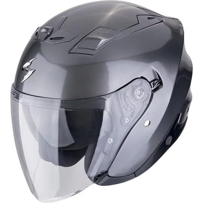 Scorpion EXO-Z1 Metallic Grijs Jethelm - Helm