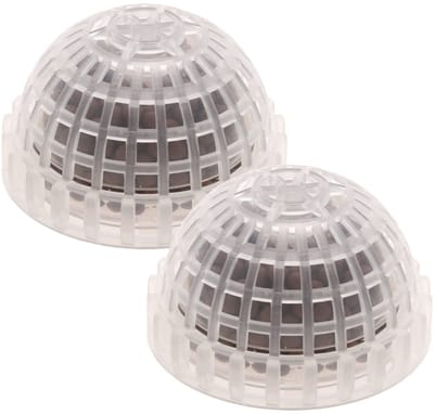 Dailygoods- Mosbal Houder - 2 Stuks - Schroefdraadstructuur - Plantenhouder - Decoratieve Filter - Waterplanten - Aquascaping - Aquariumdecoratie
