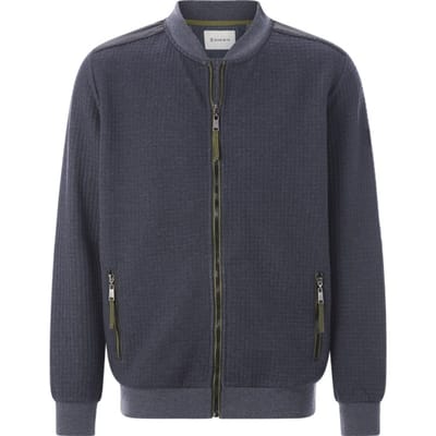 Babista herren Sweatvest - 44/46 - donkerblauw - Plus Size