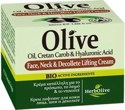 Herbolive Olive Oil, Cretan Carog & Hyaluronic Acid Dagcrème - 50 ml