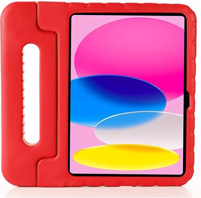 CaseBoutique Kinder Tablet Hoes hoesje geschikt voor iPad 10.9 (10e generatie) - Rood - EVA-foam