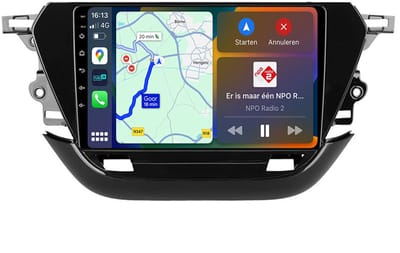 BG4U - Android Navigatie Radio geschikt voor Opel Corsa F 2019-2023 met Apple Carplay en Android Auto