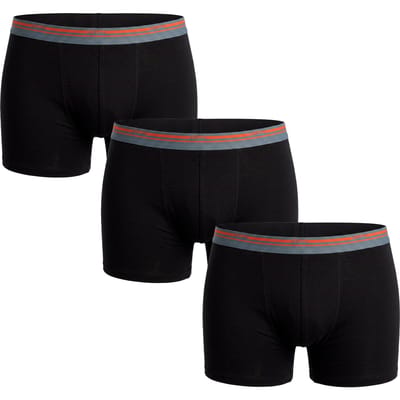 Pakket van 3 herenboxers van katoen in kleuren D306XP