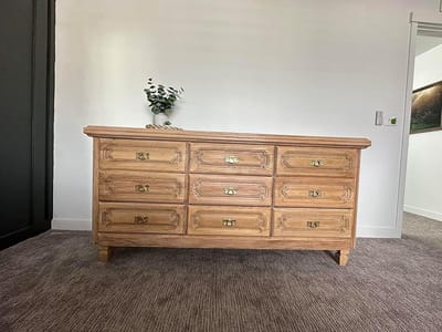 Set van 4 Houten Meubelpoten 15 cm met Montageplaten voor Bank en Kast
