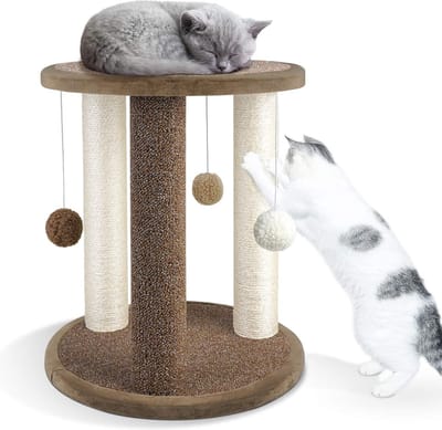 Lexium Krabpaal voor zware katten - Krabpaal voor grote katten - Stevige krabpaal - Geschikt voor grote en zware katten
