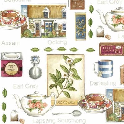 Servet 33cm Tea Room