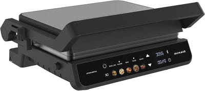 Digitale grillplaat - Contactgrill - Lekker koken - 5 programma's - 29 x 23 cm - Zwart