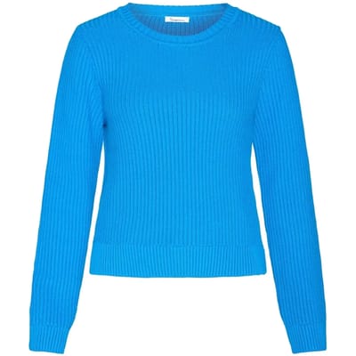 Damestrui met ronde hals KnowledgeCotton Apparel Knitted OCS/Vegan