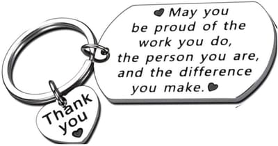 Scoby - Quote Sleutelhanger - Motivatie Sleutelhanger - Trots Hanger - Inspirational Keychain - Bedankje Cadeau - Zilverkleurig