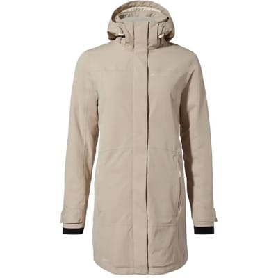Vaude Skomer Wool Ii Parka Beige 36 Vrouw