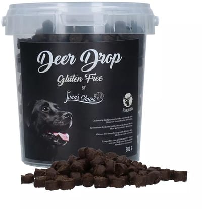 Luna’s Choice Trainermix - 500 gr - Hertenvlees - Hondensnack voor bij de training – Zachte hondensnoepjes – Beloningssnoepjes - Glutenvrij