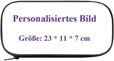 Etui Grote Capaciteit - Pennendoos Opberger - School Organisatie - Stevige Oxford Stof - 21.5 x 10 x 5.5 cm