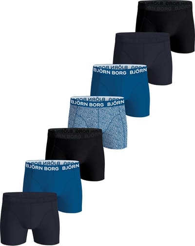 Bjorn Borg Boxers Cotton Stretch 7-Pack Multicolour - Maat XXL - Heren - Boxershorts