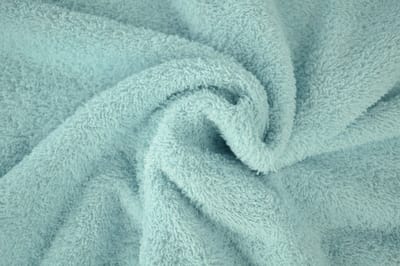 10 meter badstof - Baby blauw - 90% katoen - 10% polyester