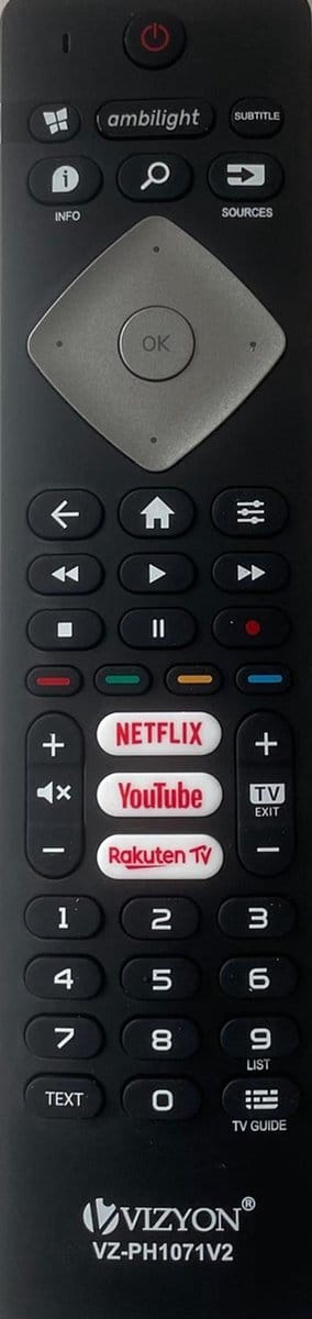 Universele afstandsbediening Philips TV - Geschikt voor alle Philips televisies Afstandsbediening LCD / LED / SMART televisie's [ TV ]