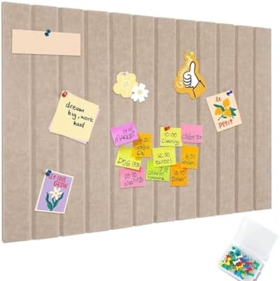 PromoHome Opvouwbaar Vilt Prikbord 40x60 cm - Zelfklevend en Decoratief