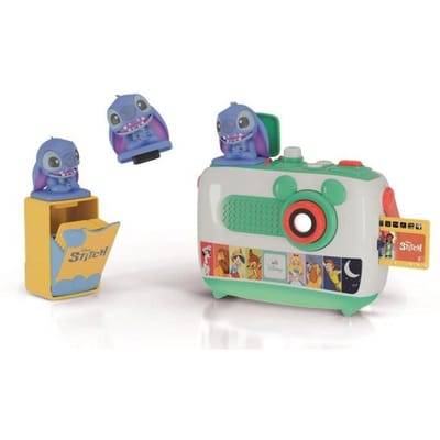 Clementoni, Recharge Projecteur Conteur d'Histoires Plus, Les Histoires de Stitch, 5 Histoires Racontées et Projetées, Des 2ans