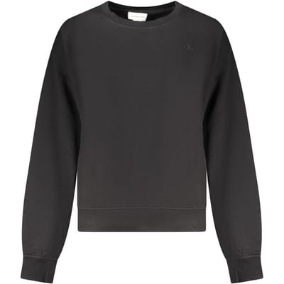 Calvin Klein Zwarte Katoenen Dames Sweatshirt