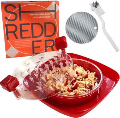 Multifunctionele Vleesversnipperaar en Kippenshredder met Uitneembaar Compartiment - Handig voor Salades