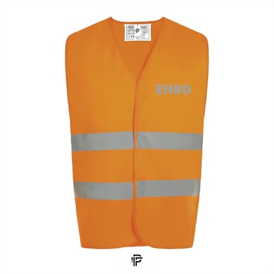 Veiligheidshesje EHBO - Fluo Oranje - Maat S - Reflecterende tekst - Veiligheidshesje voor Volwassenen – Veiligheidsvest - Oranje Hesjes