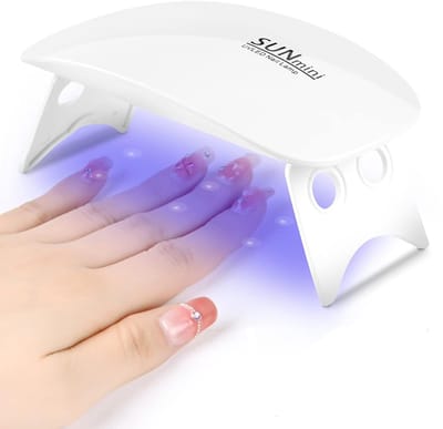Daity 1 Pack - Mini UV/LED nageldroger - 6W USB draagbare gelnagellak uithardingslamp - 60 seconden/120 seconden nagelgereedschap