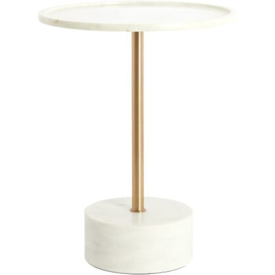 Light & Living - Bijzettafel CIVITA - Ø41x53 cm - Wit