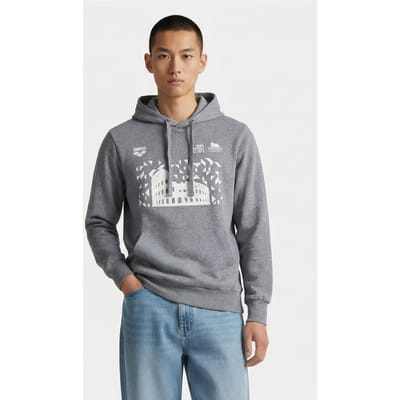 Arena Unisex Hoodie Esch Rome 22 Merch Grey Melange Taglia: XS | Felpe con cappuccio Outlet | Unisex | Grigio