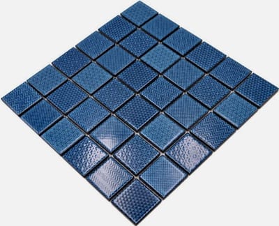 Mozaïek Tegels - Keramische Mosaïek - Muur Decoratie - Celadon Blauw Glans - 298x298 mm - Blauw