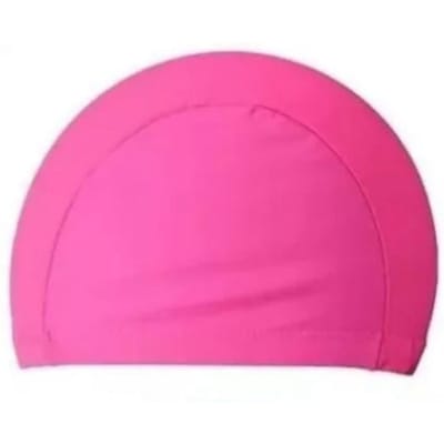 12 stuks Zwemmuts Heren Dames Nylon Effen Kleur Set Sneldrogende Muts Zwembad Benodigdheden pink