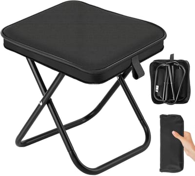 Dailygoods- Campingkruk opvouwbaar - Draagbaar - Lichtgewicht - Stabiel - Tot 120 kg - Waterdicht oppervlak - Vouwkruk
