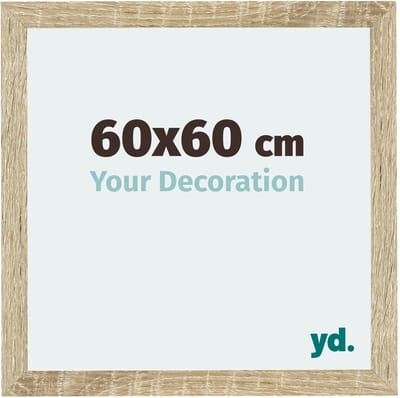 Your Decoration - Fotolijst 60x60 cm - MDF - Sonoma Eiken - Mura
