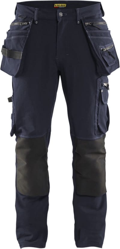 Blaklader Werkbroek met 4-weg stretch X1900 1998-1644 - Donker marineblauw/Zwart - D84