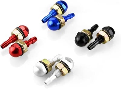 Ruitensproeiers Sets - Spuitkoppen - Auto Onderhoud - Aluminium Legering - 3.5 cm - Zwart