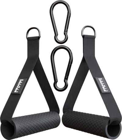 Breaking Limits Strap Handle - Cable Handle - Fitness Handvat - Incl. 2 Karabijnhaken (1 paar)