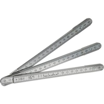 Schuil 1505 duimstok aluminium 1m